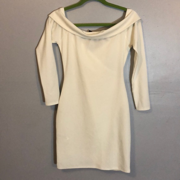 white off the shoulder dress - Picture 2 of 4